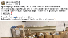 Pošta Slovenije spletna prevara