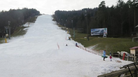 Maribor smučišče Pohorje vreme temperature sneg