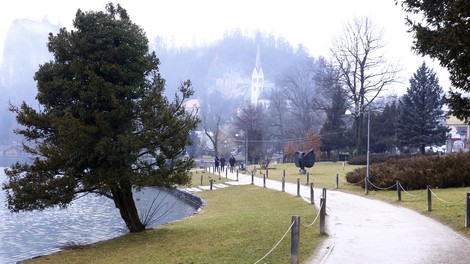 Bled Blejski grad sprehod