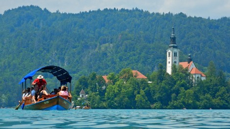 Blejsko jezero turisti pletna