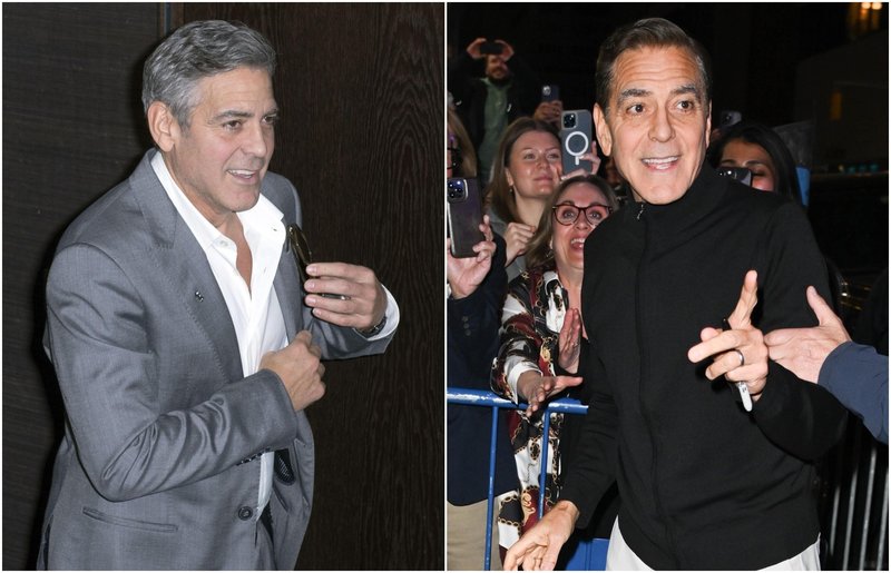 George Clooney igralec sprememba videz frizura