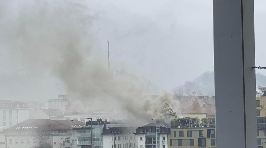 V središču Maribora velik požar: vemo, kje je zagorelo (FOTO) (foto: Mediaspeed)