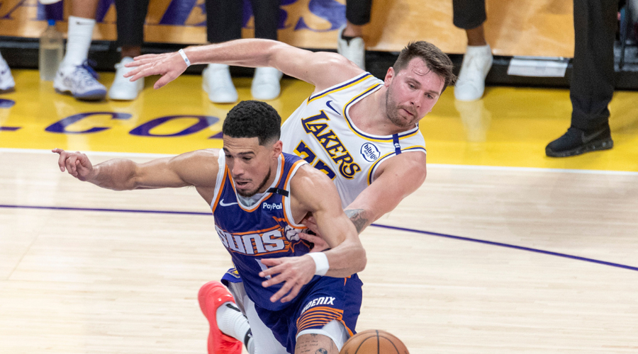 Luka Dončić z Los Angeles Lakers prekinil niz porazov: pot do zanesljive zmage tlakovali že v prvi četrtini (foto: Profimedia)