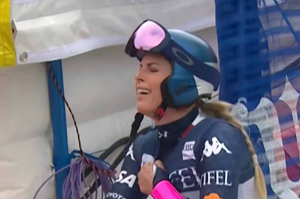 Lindsey Vonn po tekmi začela neutolažljivo jokati: "Ni vedno lahko" (VIDEO) (foto: TikTok/tntsports/posnetek zaslona)